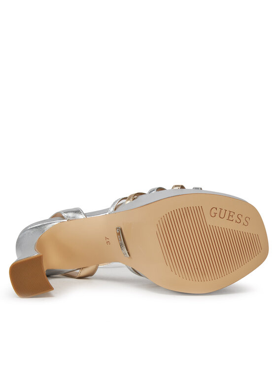 Guess Guess Sandále Iriate2 FLPIR2 LEM03 Strieborná