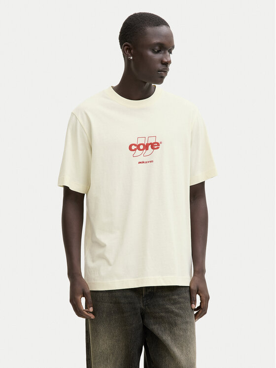 Jack & Jones Jack & Jones T-Shirt Club 12289868 Gelb Relaxed Fit