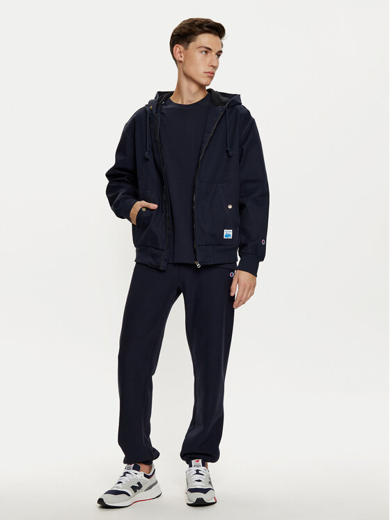 Champion Champion Majica dugih rukava S03743 Tamnoplava Regular Fit