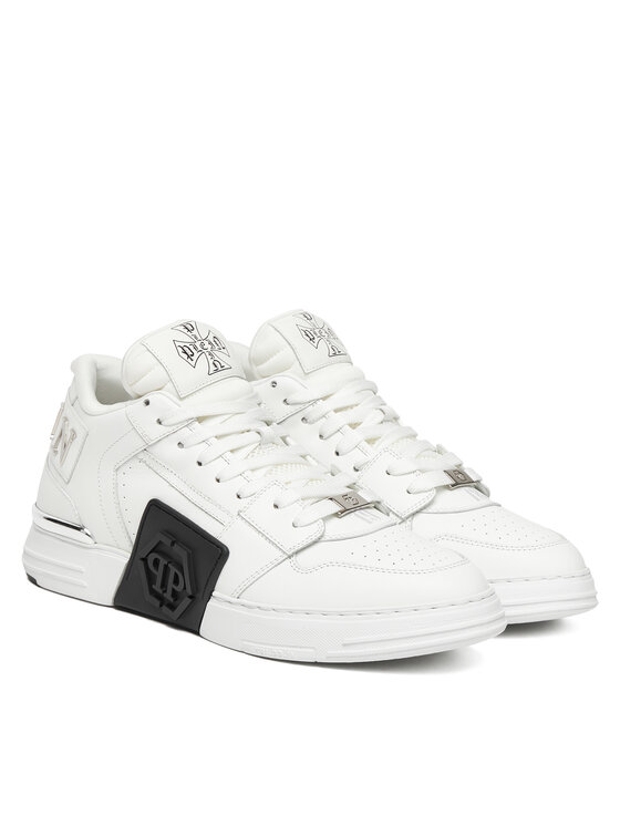 PHILIPP PLEIN PHILIPP PLEIN Снікерcи FAES USC0824 PLE075N Білий