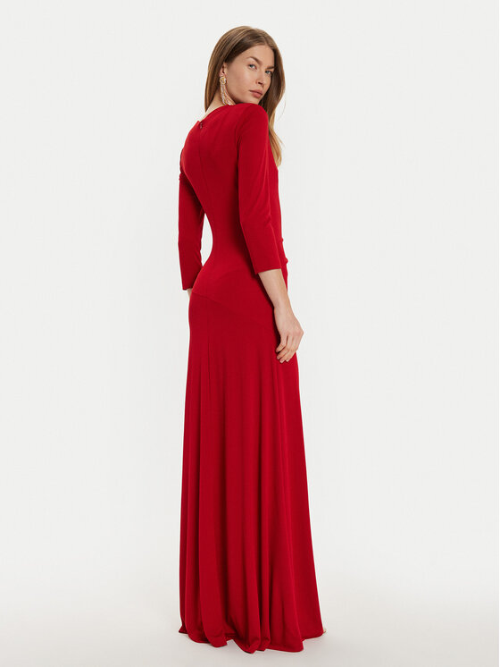 Rinascimento Rinascimento Abendkleid CFC0121168003 Rot Slim Fit