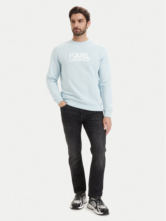 KARL LAGERFELD KARL LAGERFELD Суитшърт 705780 563917 Светлосин Regular Fit