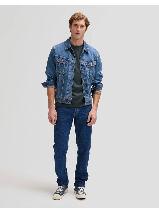 Lee Lee Jeansy WEST Niebieski Loose Fit