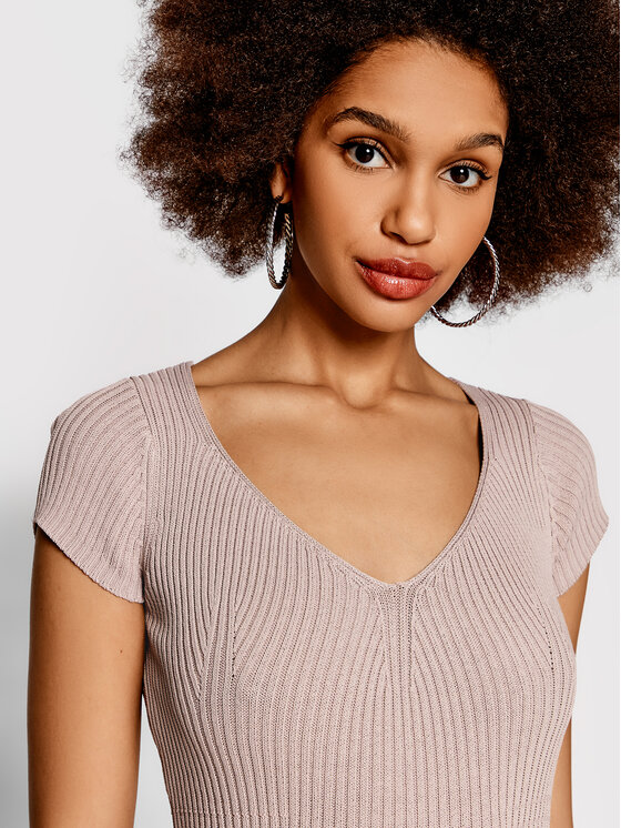 Guess Guess Kootud kleit Lynx W2RK46 Z2UK0 Beež Slim Fit