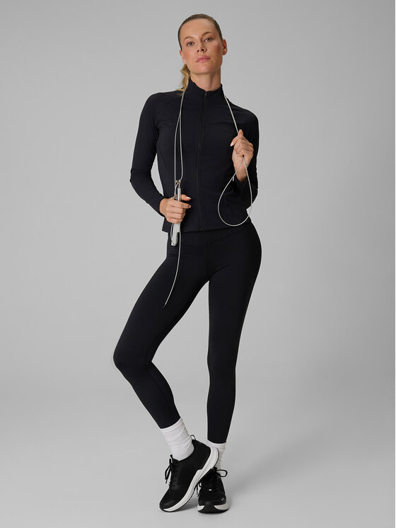 4F 4F Bluza techniczna BASIC+ Czarny Slim Fit
