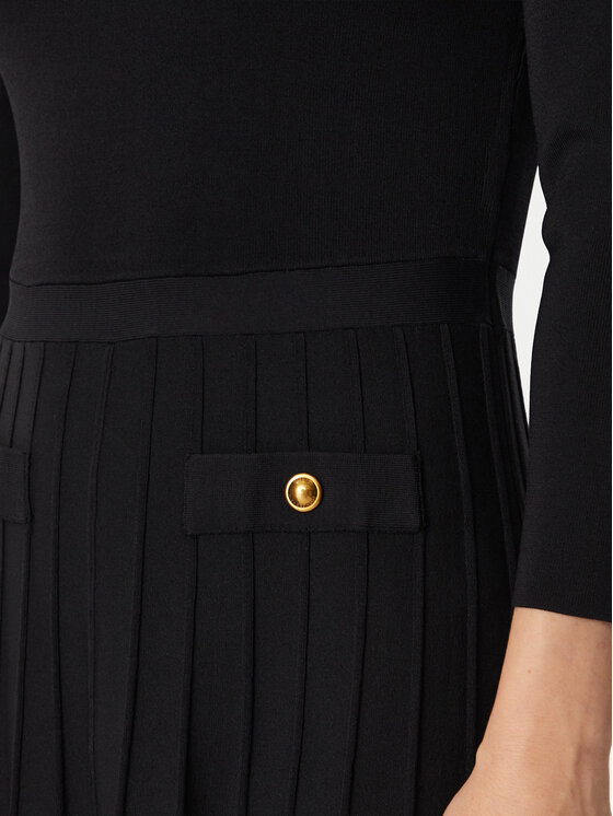 MICHAEL Michael Kors MICHAEL Michael Kors Úpletové šaty MT683J3BFD Čierna Slim Fit