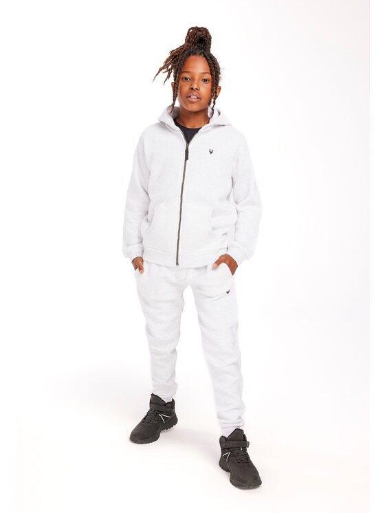 MINOTI MINOTI Spodnie dresowe 15fleece 24 Szary Regular Fit