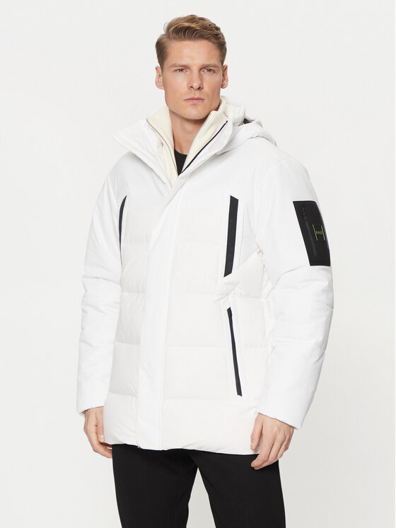 BOSS BOSS Pūkinė striukė J_Havoc 50515105 Balta Regular Fit