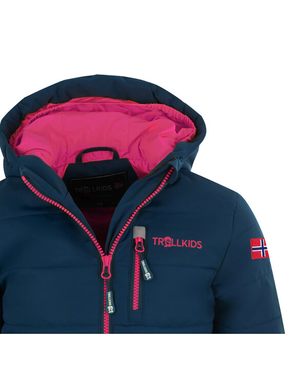 Trollkids Trollkids Kurtka narciarska 513-114 Granatowy Regular Fit