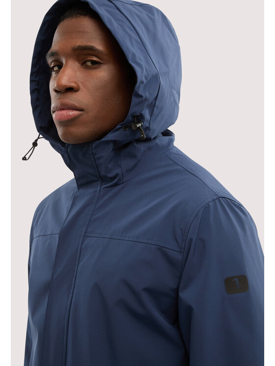 Trussardi Trussardi Płaszcz zimowy R013M000031N034 Niebieski Regular Fit