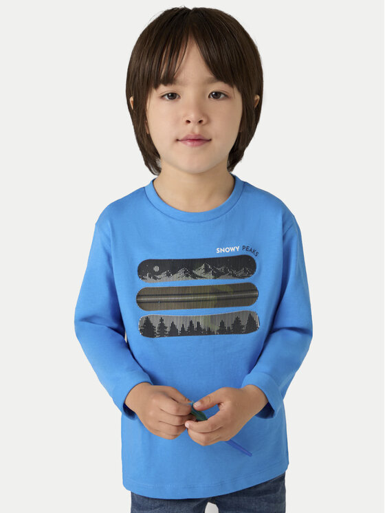 Mayoral Mayoral Блузка 4055 Голубий Regular Fit