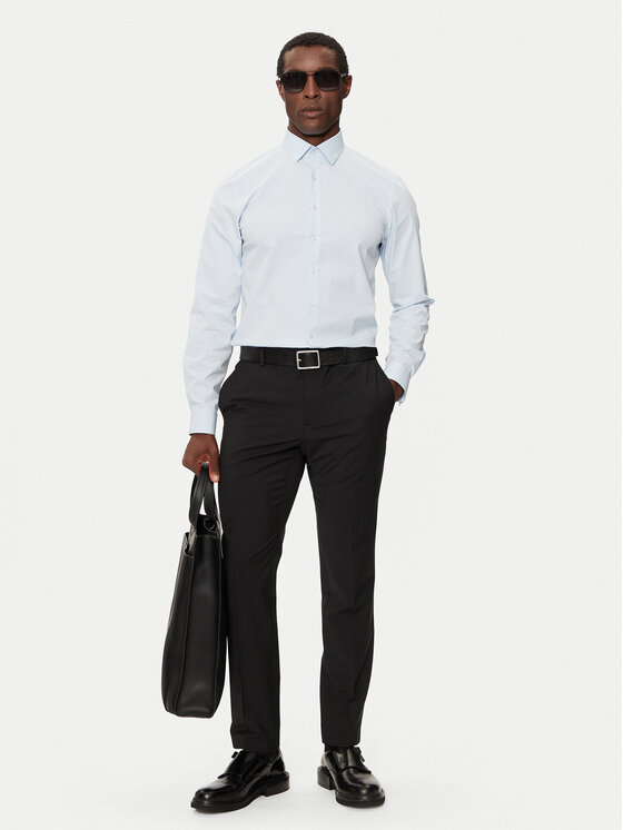 Calvin Klein Calvin Klein Košeľa K10K113524 Modrá Slim Fit