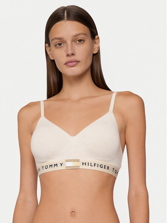 Tommy Hilfiger Tommy Hilfiger Grudnjak brallete UW0UW05715 Bež