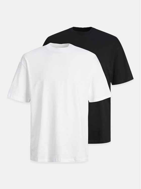 Jack&Jones Set 2 tricouri Bradley 12264845 Colorat Wide Fit