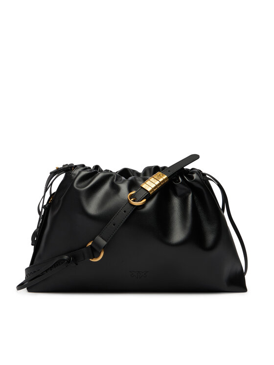 PINKO PINKO Soma Maxi Clutch+Tracolla SP Al 25-26 PLTT 105825 A0QO Melns
