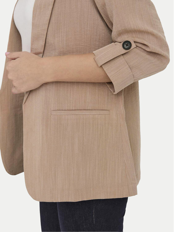 ONLY ONLY Giacca da abito Marsa 15308084 Beige Loose Fit