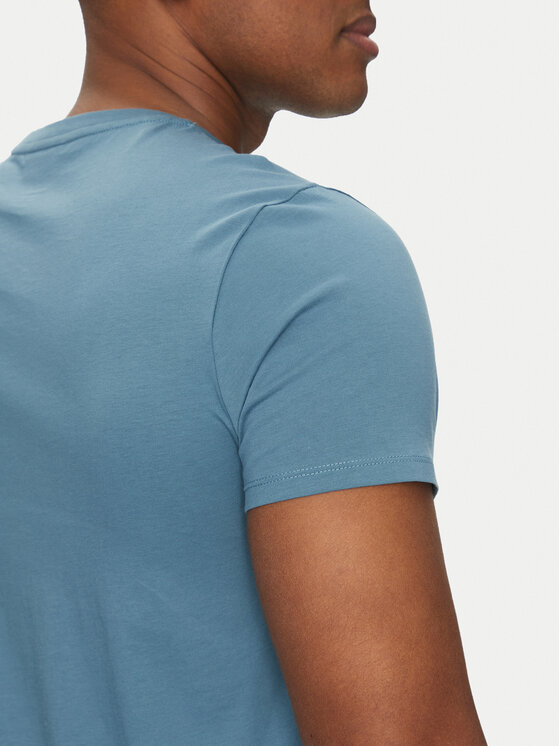 Lacoste Lacoste T-shirt TH6709 Celeste Regular Fit