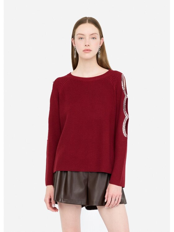 Liu Jo Liu Jo Maglione MF5486MA85Q91650 Rosso Regular Fit