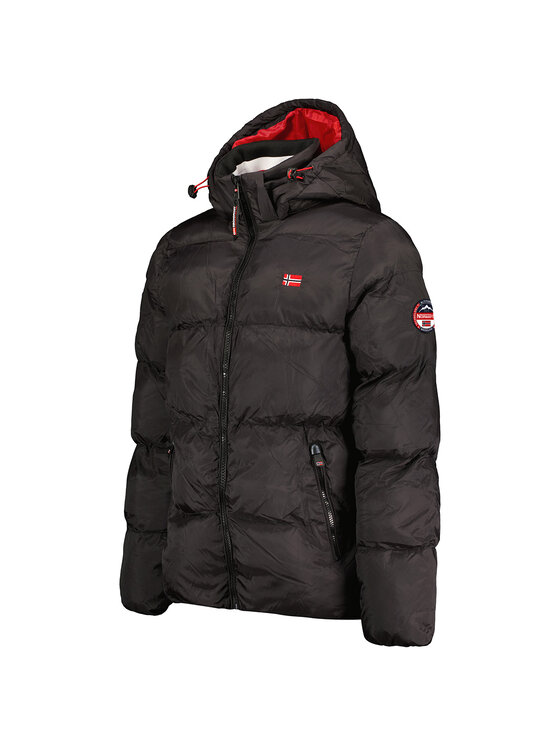 Geographical Norway Geographical Norway Parka WY4478H/GN-BLACK Czarny Reglan Fit