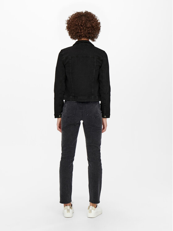 ONLY ONLY Jeansjacke 15192447 Schwarz Regular Fit
