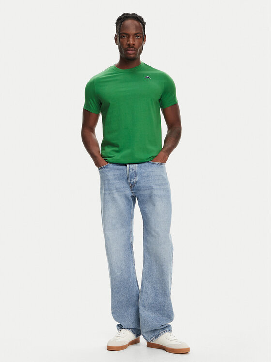 Robe di Kappa Robe di Kappa T-Shirt Luc 611187W Zielony Regular Fit
