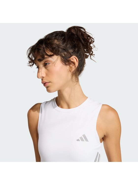 adidas adidas Top 158702 Biały Fitted Fit