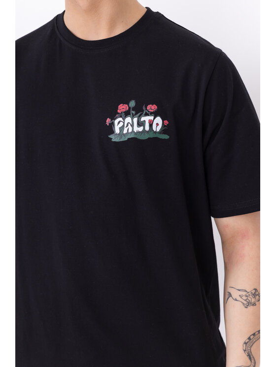 Palto Palto T-Shirt Oppio Czarny Relaxed Fit