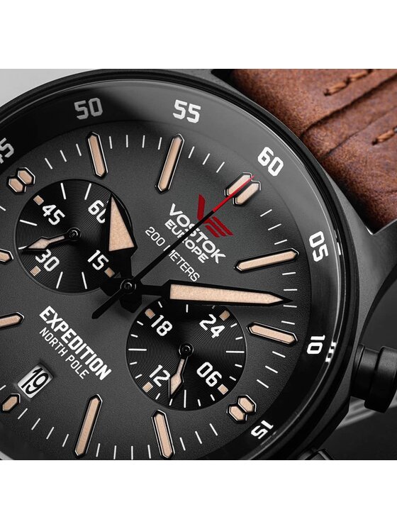 Vostok Europe Vostok Europe Zegarek VK64-592C558 Brązowy