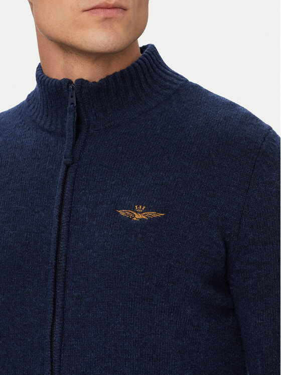 Aeronautica Militare Aeronautica Militare Cardigan 262MA1646UL00924 Blu scuro Regular Fit
