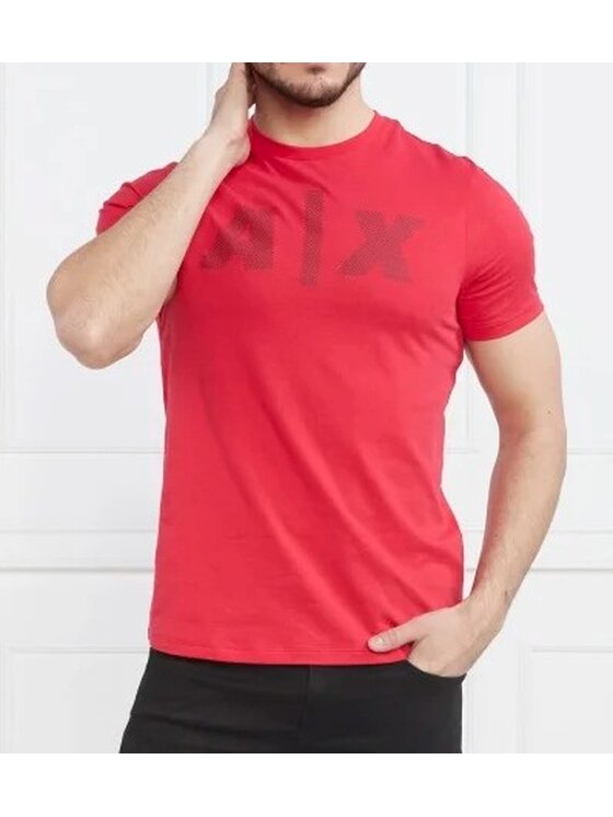 Armani Exchange Armani Exchange T-Shirt 3RZTFF ZJH4Z 14AQ Červená Regular Fit