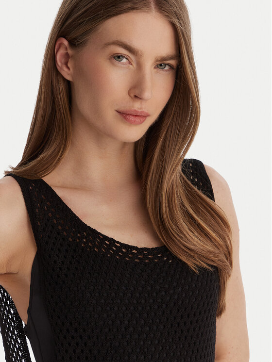 Guess Guess Φόρεμα παραλίας E6GK09 Z5632 Μαύρο Regular Fit