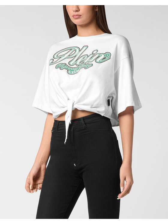 PHILIPP PLEIN PHILIPP PLEIN T-Shirt 24607 Biały Regular Fit