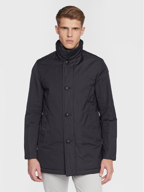 BOSS Boss Demisezoninė striukė P-Coxtan-N-231F 50487293 Tamsiai mėlyna Regular Fit