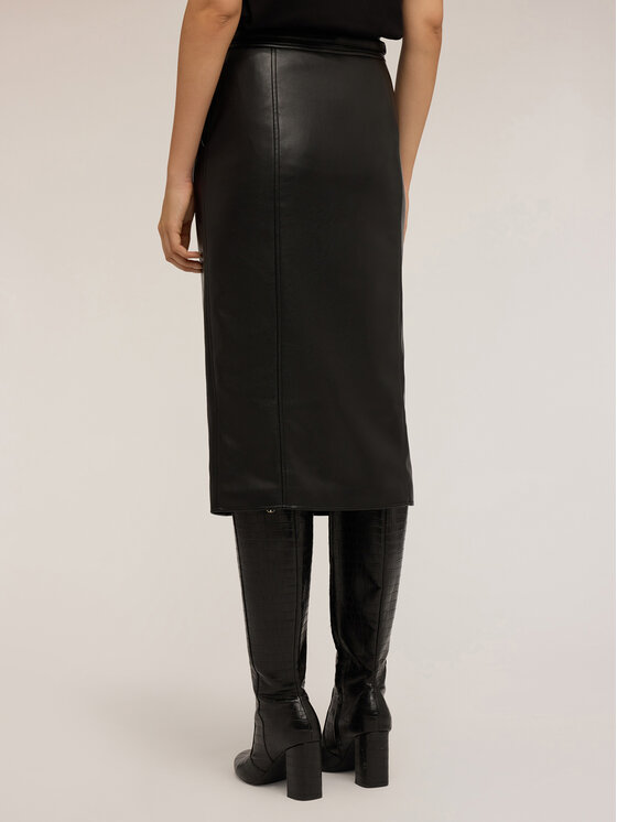 Motivi Motivi Spódnica midi 1329Q001156N033 Czarny Regular Fit