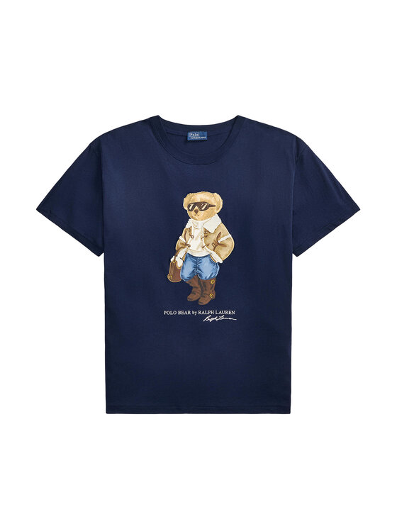Polo Ralph Lauren Polo Ralph Lauren T-Shirt 211B23863001 Granatowy Regular Fit
