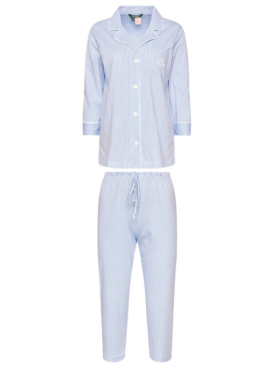 LAUREN RALPH LAUREN Lauren Ralph Lauren Pidžama I819702 Svijetloplava