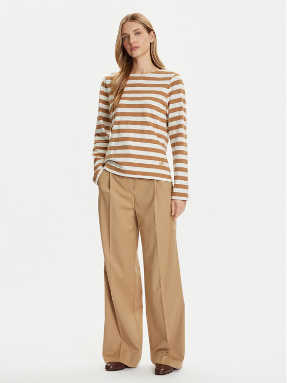 Marc O'Polo Marc O'Polo Blusa 508 3014 52145 Beige Relaxed Fit