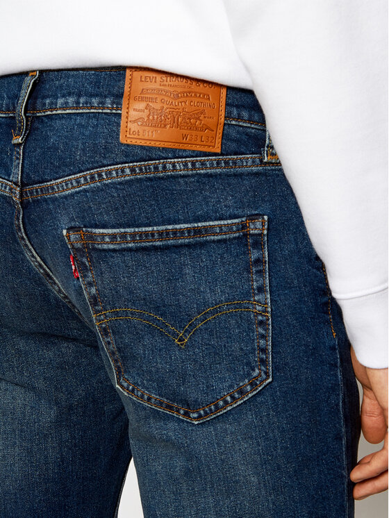 Levi's® Džinsai 511™ 04511-4971 Tamsiai mėlyna Slim Fit • Modivo.lt