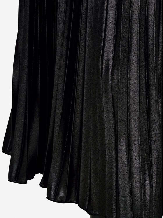 ONLY ONLY Plisēti svārki Lyon 15330727 Melns Regular Fit