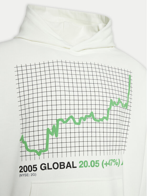 2005 2005 Felpa Pump Bianco Relaxed Fit