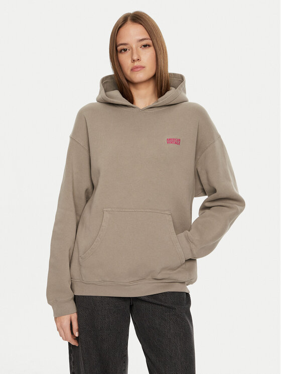 American Vintage American Vintage Sweatshirt Izubird IZU03DH24 Braun Regular Fit