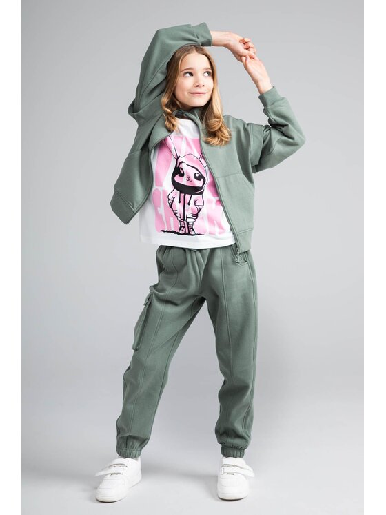Mokida Mokida Bluza ZM4132601MOG-027 Khaki Regular Fit
