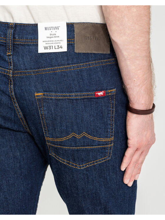 Mustang Mustang Jeansy VEGAS SLIM Niebieski Slim Fit