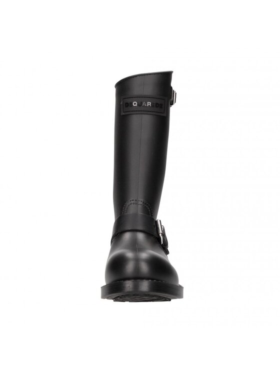 Dsquared2 Dsquared2 Gumáky ABW0157 17200001 BIKER RUBBER Čierna