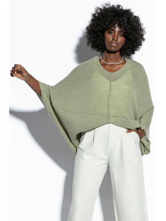 Sweter Fobya, Rozmiar 38/40, Khaki, F1822