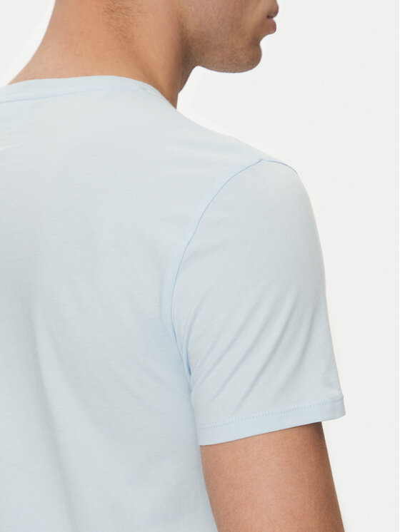 Lacoste Lacoste T-Shirt TH6709 Γαλάζιο Regular Fit