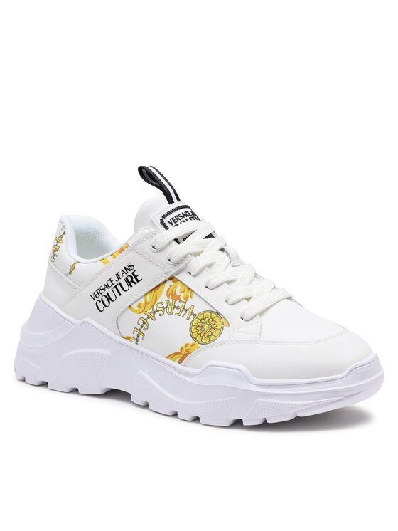 Versace Jeans Couture Versace Jeans Couture Laisvalaikio batai 75YA3SC2 Balta