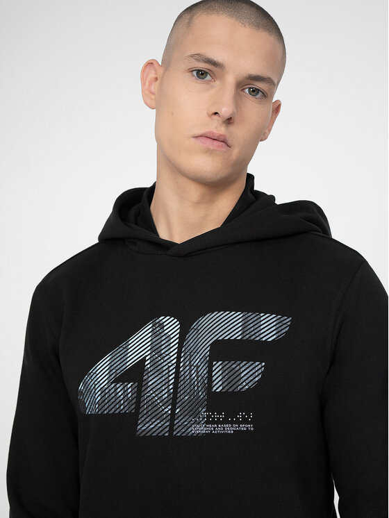 4F 4F Світшот 4FSS23TSWSM233 Чорний Regular Fit