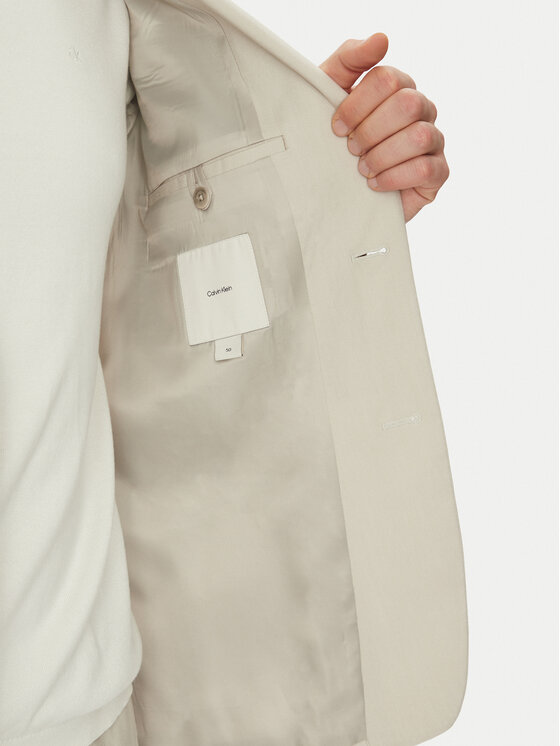 Calvin Klein Calvin Klein Піджак K10K114388 Бежевий Slim Fit