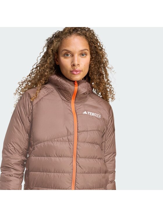 adidas adidas Kurtka puchowa 153429 Brązowy Regular Fit
